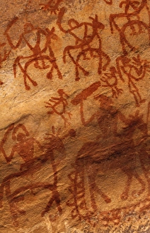 Rock Art Gallery: Hidden away in rocky overhangs in a ten kilometer stretch of hillside
