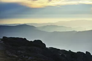 The top of the highest mountain range in Continental Portugal