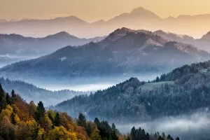 The hills around Skofja Loka, Slovenia
