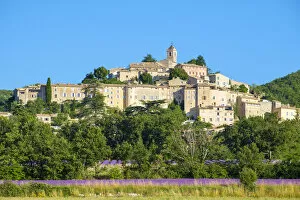 Images Dated 8th July 2014: Hilltop town of Banon, Alpes-de-Haute-Provence, Provence-Alpes-CA'te d Azur, France