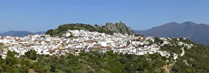 The White Villages Prints: The hilltop village of Gaucin & the Castillo del Aguila (Eagles Castle), Gaucin