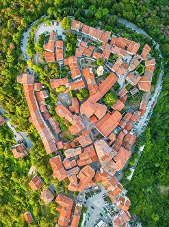 Images Dated 29th June 2023: Hilltop village of Labin, Istria, Croatia