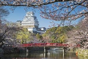 Himeji Castle (UNESCO World Heritage site), Himeji, Kansai, Honshu, Japan