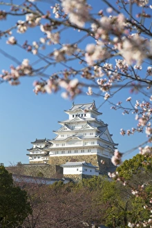 Himeji Castle (UNESCO World Heritage site), Himeji, Kansai, Honshu, Japan