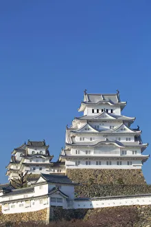 Himeji Castle (UNESCO World Heritage site), Himeji, Kansai, Honshu, Japan