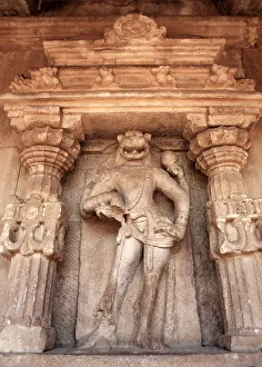 Karnataka Prints: Hindu temple, Aihole, Karnataka, India