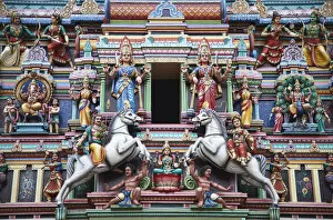 Images Dated 30th September 2011: Hindu temple of Sri Mahamariamman, Chinatown, Kuala Lumpur, Malaysia