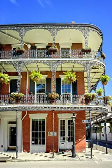 French Quarter Prints: Historic Architecture in Royal Street, French Quarter, New Orleans, Louisiana, USA