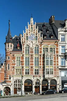 Historic building at Mont des Arts, Brussels, Belgium