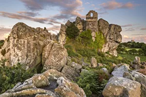 July Prints: Historic chapel ruins on the Roche in Cornwall, England. Summer (July) 2015