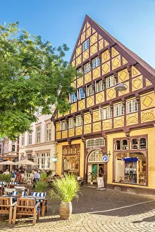 Nordsee Prints: Historic Degodehaus from 1502 in the old town of Oldenburg