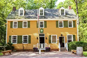 New Jersey Prints: The Historic Dennisville Inn built in the Colonial Willaimsburg style located at Cold Spring Historic Village in Cape