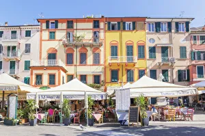 Historic district, Lerici, La Spezia district, Liguria, Italy