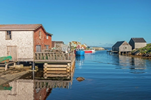 Peggys Cove Prints: Historic fishing village Peggy's Cove, Nova Scotia, Canada