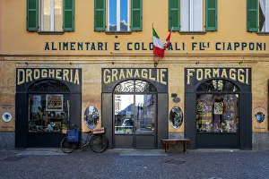 Lifestyle Prints: Historic grocery store, Morbegno, Valtellina, Lombardy, Italy