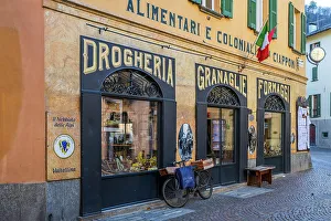 Townscape Prints: Historic grocery store, Morbegno, Valtellina, Lombardy, Italy
