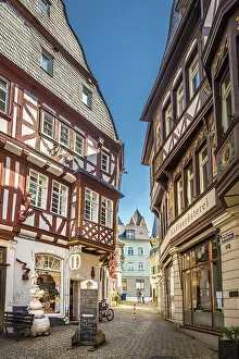 Half Timbered Houses Gallery: Historic half-timbered houses in the old town of Limburg, Lahn valley, Hesse, Germany