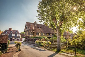 Calvados Gallery: Historic half-timbered mansion in Beuvron-en-Auge, Calvados, Normandy, France