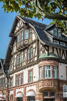 Bad Homburg Prints: Historic house from 1908 on the market square of Bad Homburg vor der Hohe