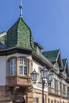 Rhine Main Prints: Historic house on the market square of Bad Homburg vor der Haohe, Taunus, Hesse, Germany