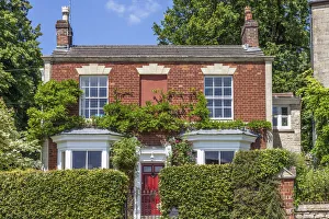 Cotswolds Prints: Historic house in Uley, Cotswolds, Gloucestershire, England