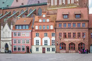 Nikolaikirche Prints: Historic houses on the Alter Markt