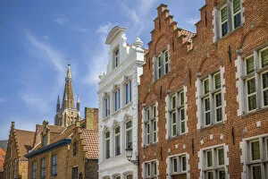 Gable Gallery: Historic houses in the old town of Bruges, West Flanders, Belgium