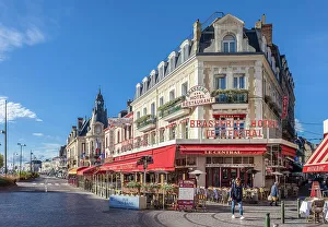 Calvados Gallery: Historic houses in the old town of Trouville-sur-Mer, Calvados, Normandy, France