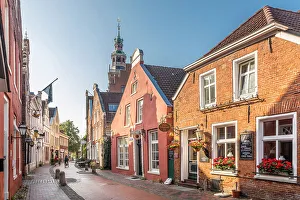 Alley Prints: Historic houses on Rathausstrasse in the old town