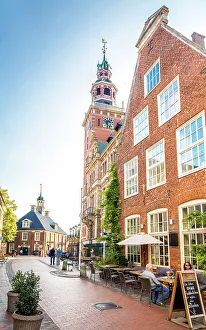 Summer Evening Prints: Historic houses on Rathausstrasse in the old town
