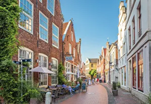 Summer Evening Prints: Historic houses on Rathausstrasse in the old town