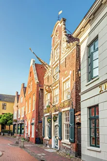 Summer Evening Prints: Historic houses on Rathausstrasse in the old town