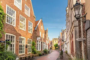 Alley Prints: Historic houses on Rathausstrasse in the old town