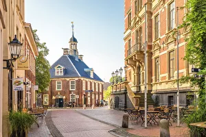 Brick Architecture Prints: Historic houses on Rathausstrasse in the old town