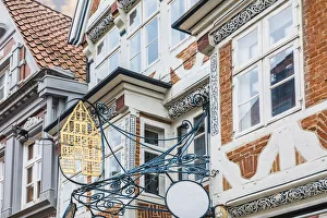 Historic houses in Stade, Lower Saxony, Germany