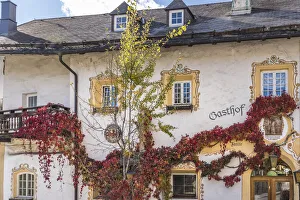 Hohe Tauern Prints: Historic inn Neuwirt in Virgen, Virgen valley, East Tyrol, Austria
