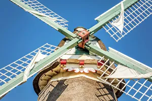 Mill Prints: Historic island mill Norderney from 1862