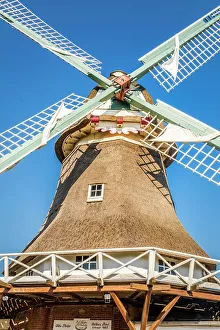 Mill Prints: Historic island mill Norderney from 1862