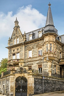 Manor House Prints: Historic, magnificent winery in the old town of Kues