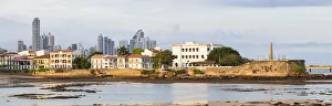 Panama City Gallery: Historic and modern city skyline, Panama City, Panama, Central America