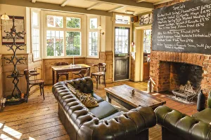 West Sussex Prints: Historic pub in the village of Slaugham, West Sussex, England