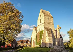 Calvados Gallery: Historic Saint-Martin de Criqueboeuf Church, Calvados, Normandy, France