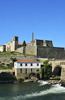 Watermill Prints: The historic site of Barcelos and the medieval bridge that is used by the pilgrims