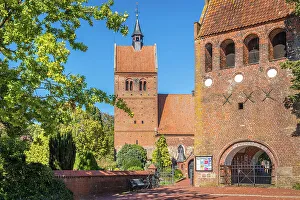 Oldenburger Land Prints: Historic St. Johannes Church, Bad Zwischenahn, Oldenburger Land, Lower Saxony, Germany