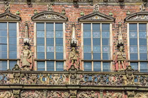 Historic town hall on the market square, Bremen, Germany