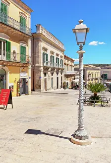 Historic Town Prints: Historic town, Ragusa Ibla, Ragusa province, Sicily, Italy