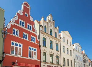 Wismar Prints: Historic trading houses in the old town of Wismar