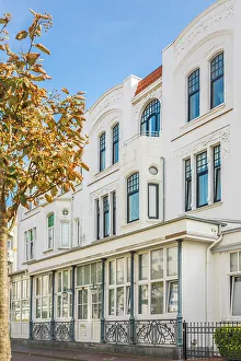 Norderney Prints: Historic white villas from the Wilhelminian era in Norderney