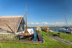 Bodden Prints: Historical boats in the Bodden harbour of Zingst