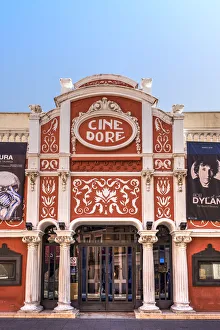 Images Dated 26th March 2018: The historical Cine Dore, now home of Spanish Cinematheque, Madrid, Community of Madrid